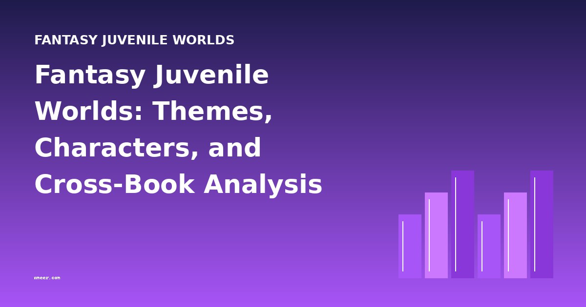 Fantasy Juvenile Worlds: Themes, Characters, and Cross-Book Analysis