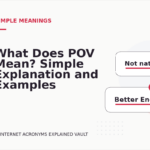What Does POV Mean? Simple Explanation and Examples