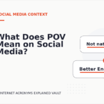 What Does POV Mean on Social Media?