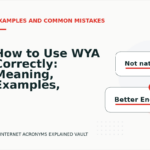 How to Use WYA Correctly: Meaning, Examples, and Mistakes